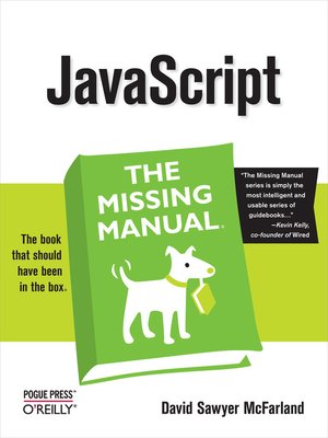 cover image of JavaScript:  the Missing Manual